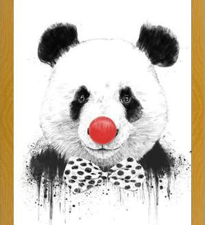 Cuadro Clown Panda