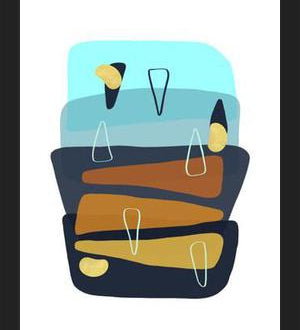 Cuadro Modern minimal forms 19