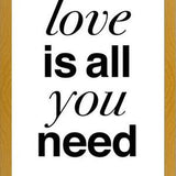 Cuadro The Beatles - Love is all you Need White