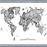 Cuadro Mapa Mundi