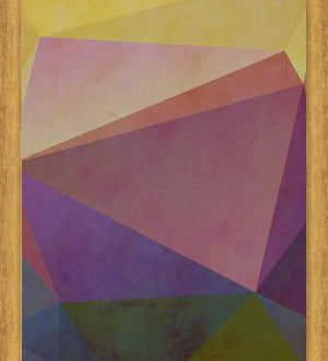 Cuadro Interconnected Triangles V