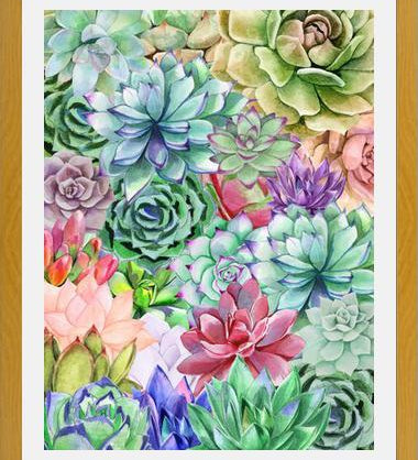 Cuadro Succulents Paradise