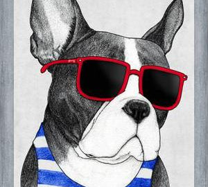 Cuadro Frenchie Summer Style