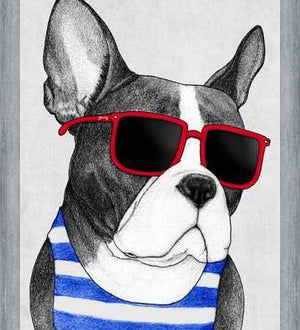 Cuadro Frenchie Summer Style