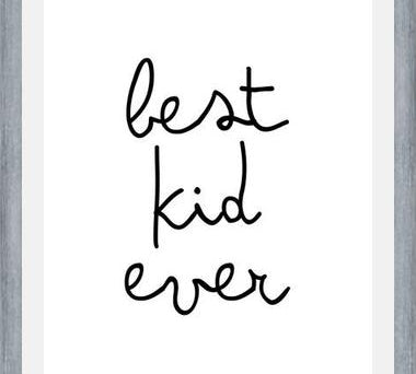 Cuadro Best Kid Ever