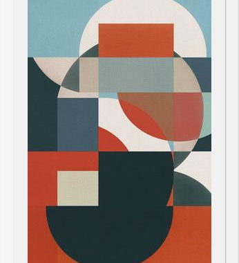 Cuadro Geometric Roots 4