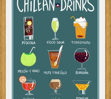 Cuadro Chilean Drinks