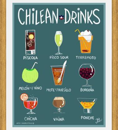 Cuadro Chilean Drinks