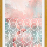 Cuadro Rose Clouds And Cubes