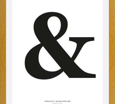 Cuadro Ampersand Georgia 01