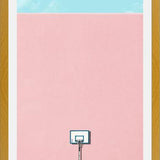 Cuadro Basquet rosado