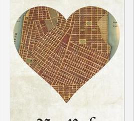Cuadro New York City Map Print