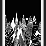 Cuadro Patterns in the mountains
