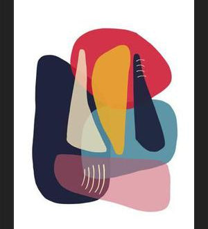 Cuadro Modern minimal forms 18