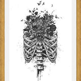 Cuadro New Life (b&w)