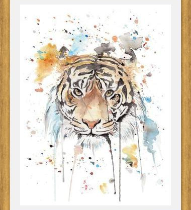 Cuadro Retrato de un Tigre