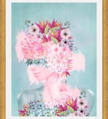 Cuadro Woman in flowers II