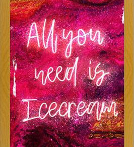 Cuadro NEON COLLECTION - icecream