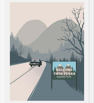 Cuadro Welcome to Twin Peaks