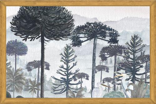 Cuadro Mural Bosque de Araucarias