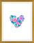 Cuadro Watercolor Floral Heart