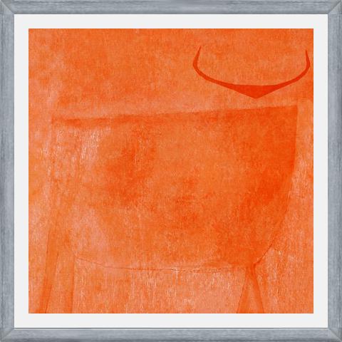 Cuadro Toro Naranja