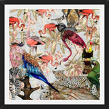Cuadro Pink Jungle Cuadrado