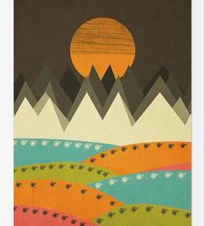 Cuadro Geometric landscape 07