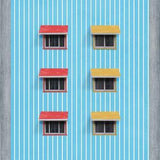 Cuadro Fachada de colores