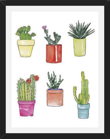 Cuadro CACTUS & PASTEL