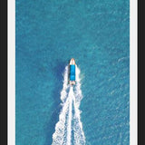 Cuadro La lancha con techo mar