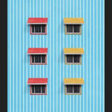 Cuadro Fachada de colores