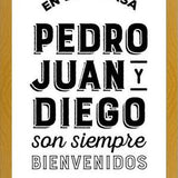 Cuadro Pedro Juan y Diego White