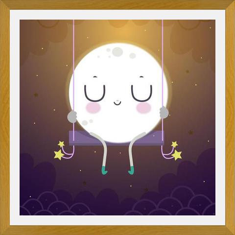 Cuadro Buenas noches dijo la luna