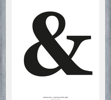 Cuadro Ampersand Georgia 01