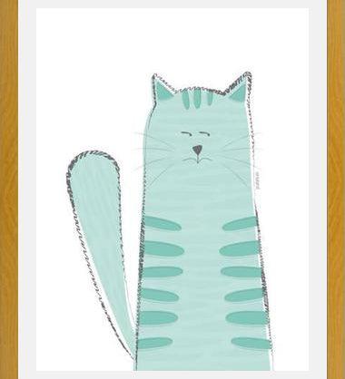 Cuadro Gato