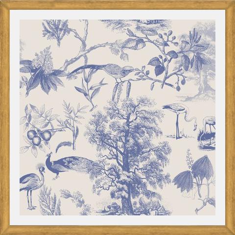 Cuadro Vintage Nature Blue