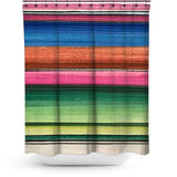 Cortina de Baño Mural Sarape Mexicano