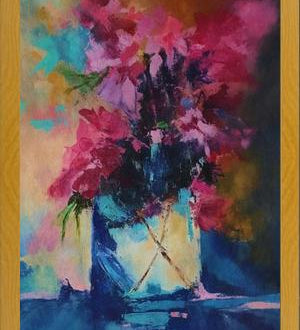Cuadro Vase with Flowers 3