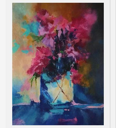 Cuadro Vase with Flowers 3