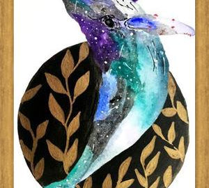 Cuadro Ballena & universo