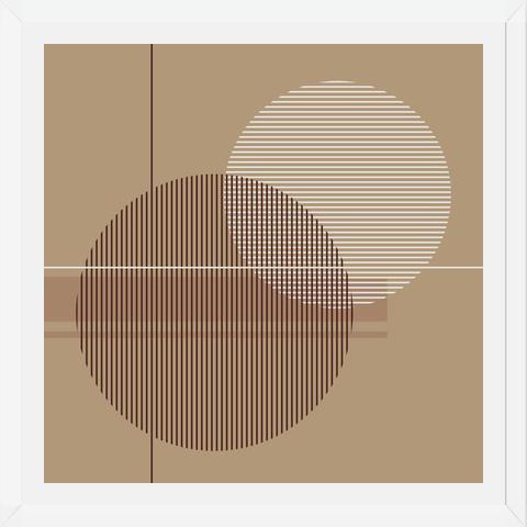 Cuadro Transparent Circles with Lines