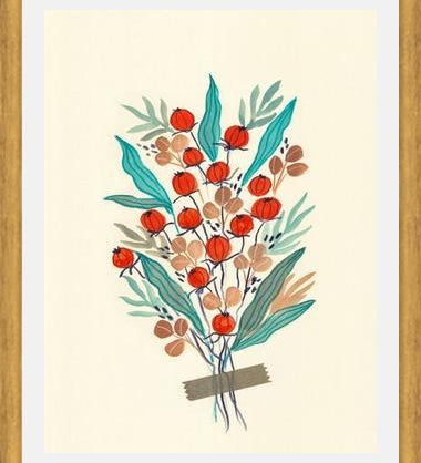 Cuadro Retro Floral Arrangement 03