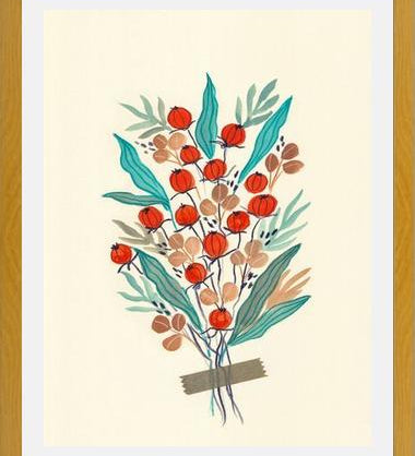 Cuadro Retro Floral Arrangement 03