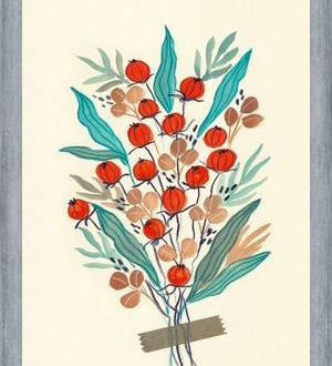 Cuadro Retro Floral Arrangement 03