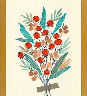 Cuadro Retro Floral Arrangement 03