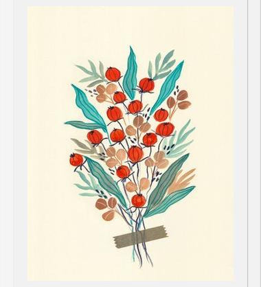 Cuadro Retro Floral Arrangement 03