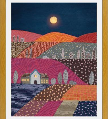 Cuadro Midnight landscape II