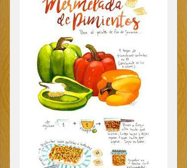 Cuadro Mermelada de Pimientos