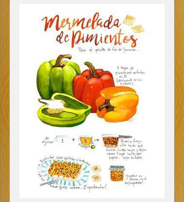 Cuadro Mermelada de Pimientos